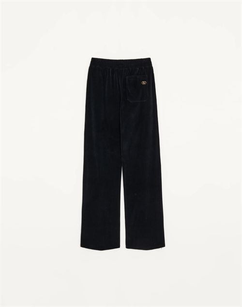 Valentino - Jersey Pants - Black - Woman - Trousers And Shorts